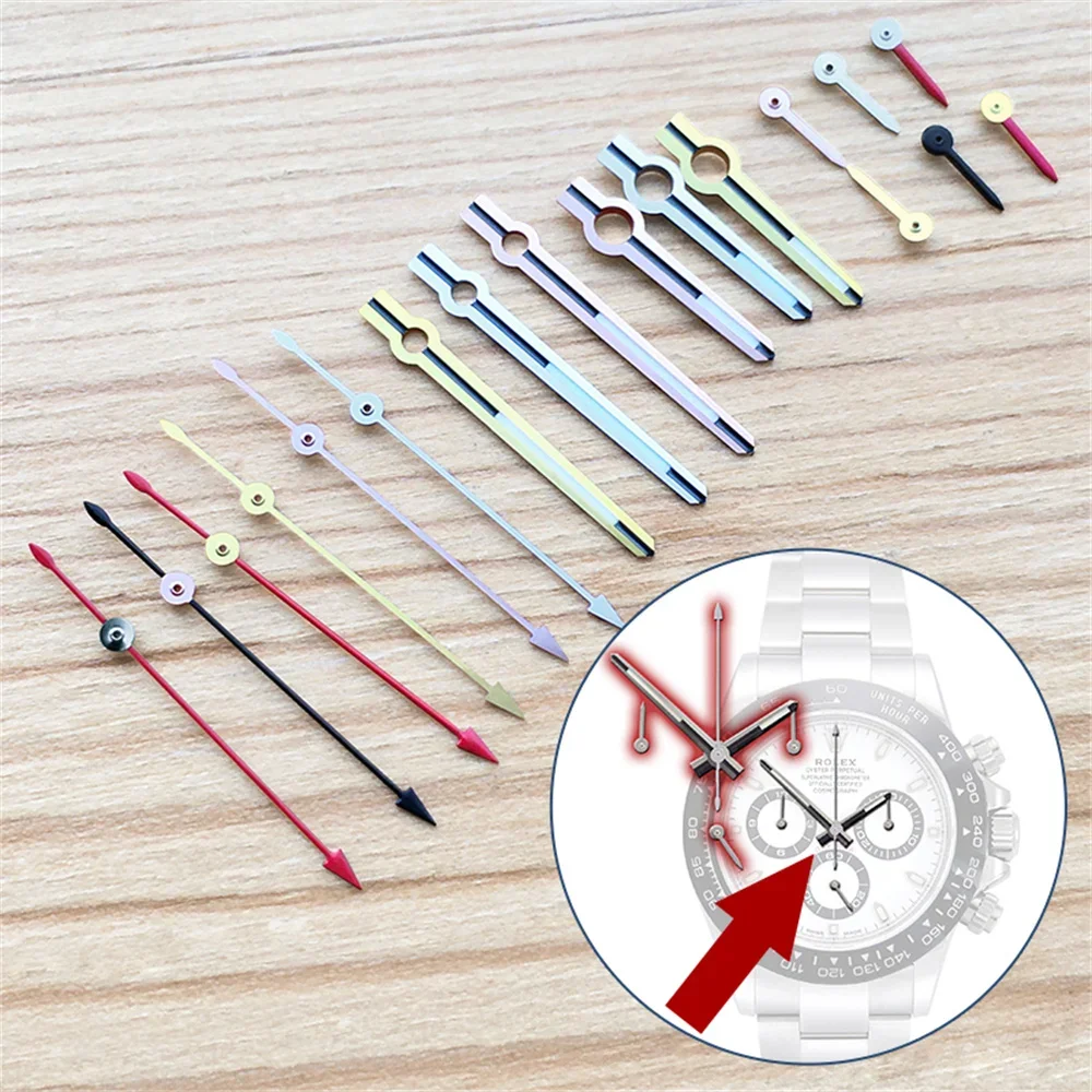 Set Di Lancette Per Orologi Rolex Cosmoth Daytona Rainbow Watch Cal.4130 4030 Movimento