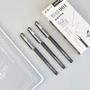 0.2mm Minimalist Style Extremely Fine Gel Pen Black Ink Smooth Writing Student Writing Stationery Office Signature Pen 2