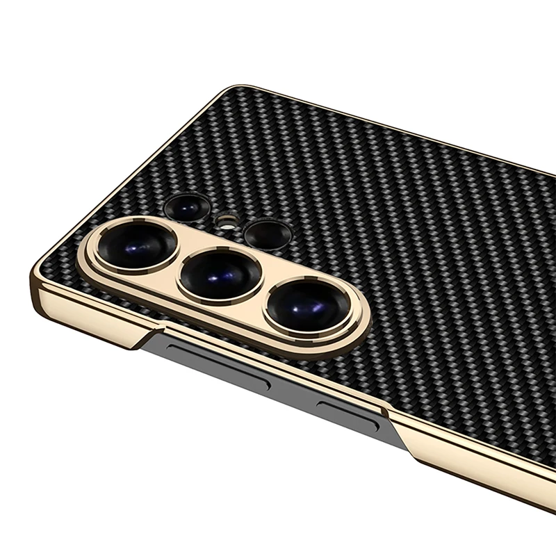 Luxury Electroplated Leather Ultra-Thin Phone Case with Stand and Pen Holder