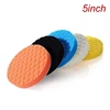 5Pcs 5inch (125mm) Polishing Pad Kit Polisher Waxing Pads Buffing Kit For Car Polisher Sponge White Blue Yellow Black Orange 1