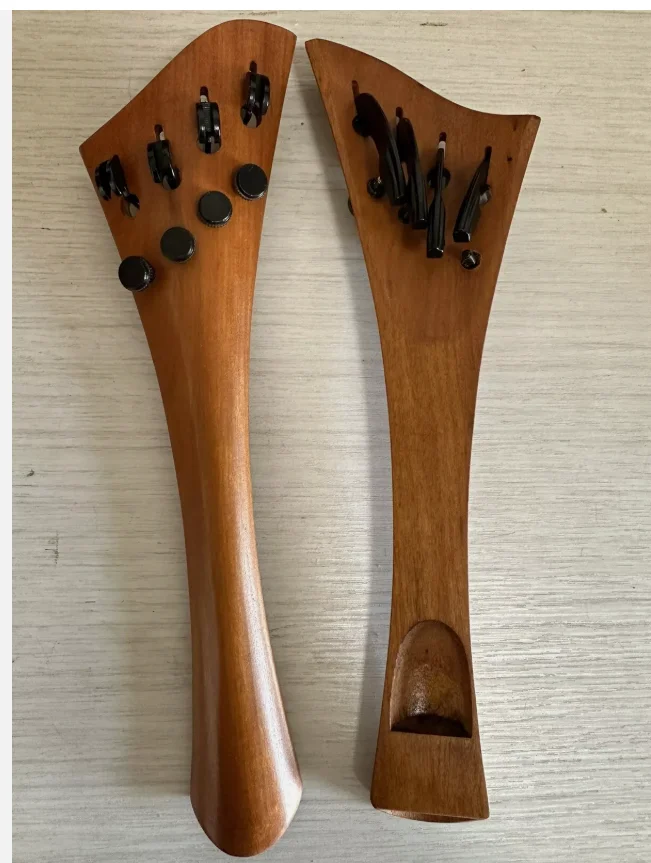1 Pc 4/4 size Cello Tailpiece Cello Parts Pernambuco hand carved Professional