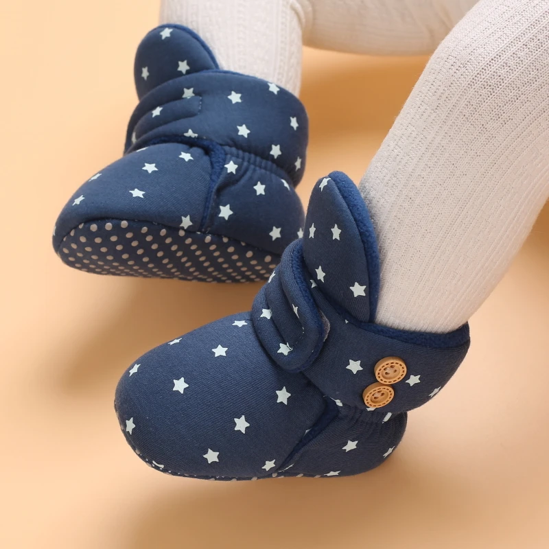 0-18M Boots For Newborn Baby Girl Snow Boots Winter Thermal Shoes Plush Ankle Boots Winter Baby Boys And Girls Thermal Shoes S5235c395cdfa4589907c32c05b351d6e0