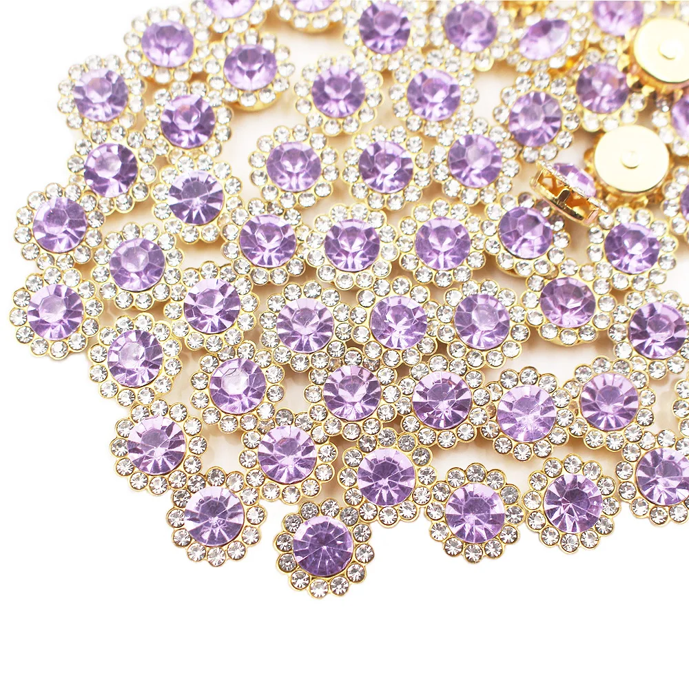 Sunflower Sewing Claw Rhinestone Embellishments