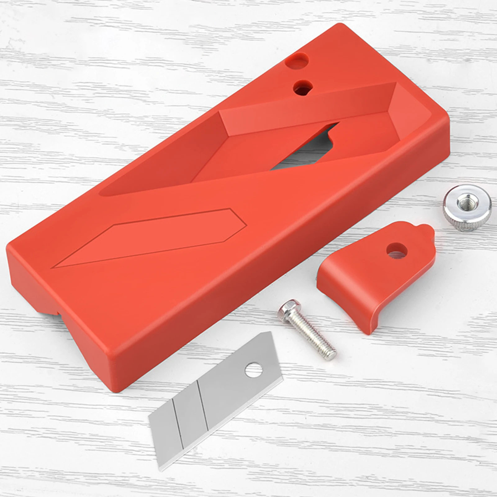 ABS Plasterboard Chamfering Planer Wood Edges Trimming Tool Tilt 45&deg; Oblique Angle Ceiling Decorative For Acoustic Panel