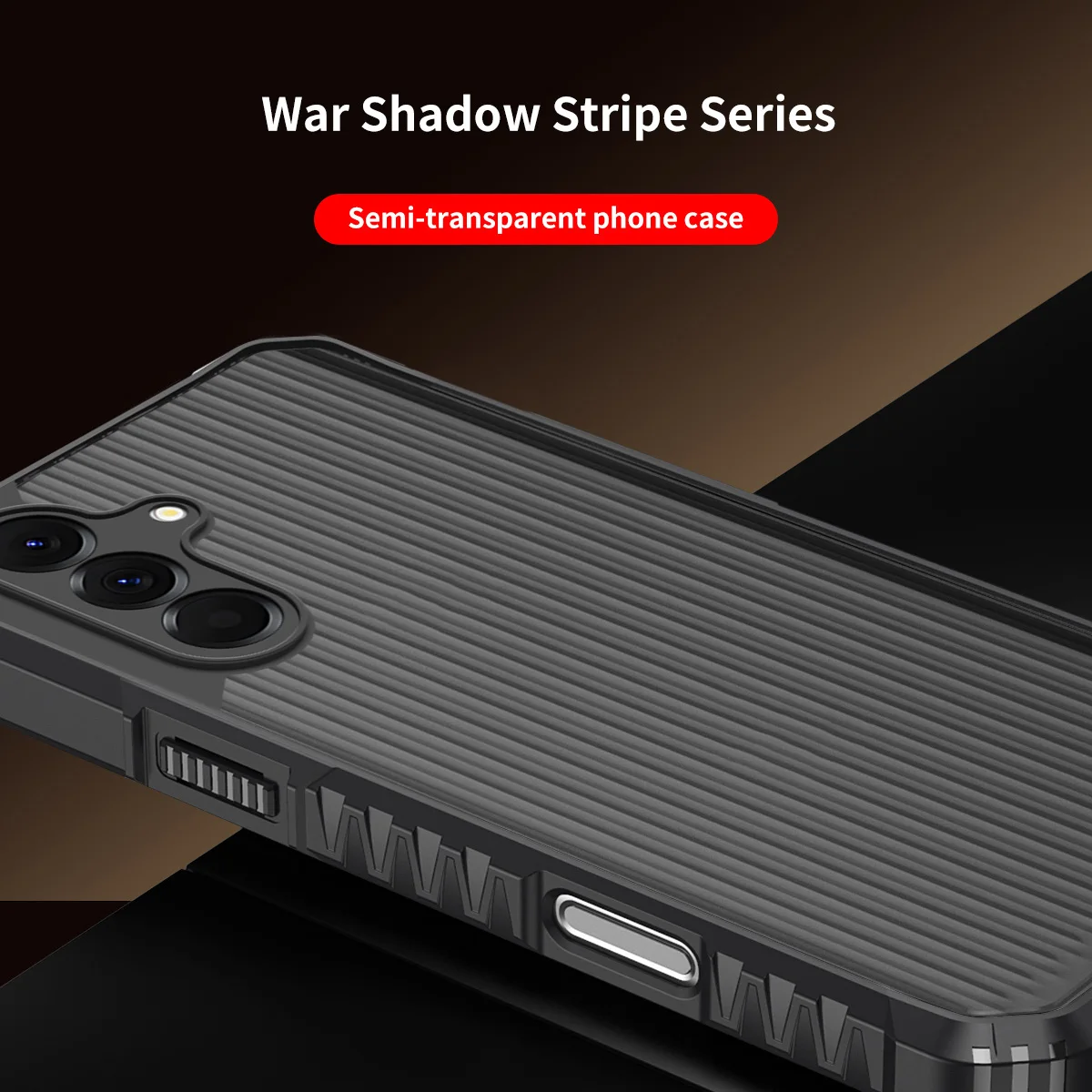 Rugged Shockproof Hard Back Protective Phone Case