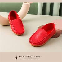 Kids Shoes Baby Boy Loafers Toddlers Infant Girls Casual Shoes Soft Leather Walkers Comfortable Flats Summer Shoes 5