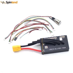 Spintend Single Ubox Aluminum Controller 80V 100A based on VESC Use 100V MOSFET and 100V Capacitors for Escooter Ebike Onewheel