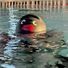 New Elastic Swimming Cap Enlarged Cute Cartoon Silicone Swimming Hat Waterproof Professional Ear Protection Safe Swimming Hat 3