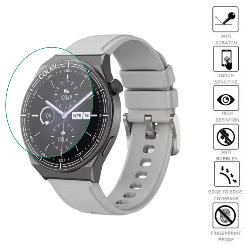 

5pcs TPU Soft Smartwatch Clear Protective Guard Film For COLMI I11 Sport Smart Watch Display Screen Protector Cover Accessories