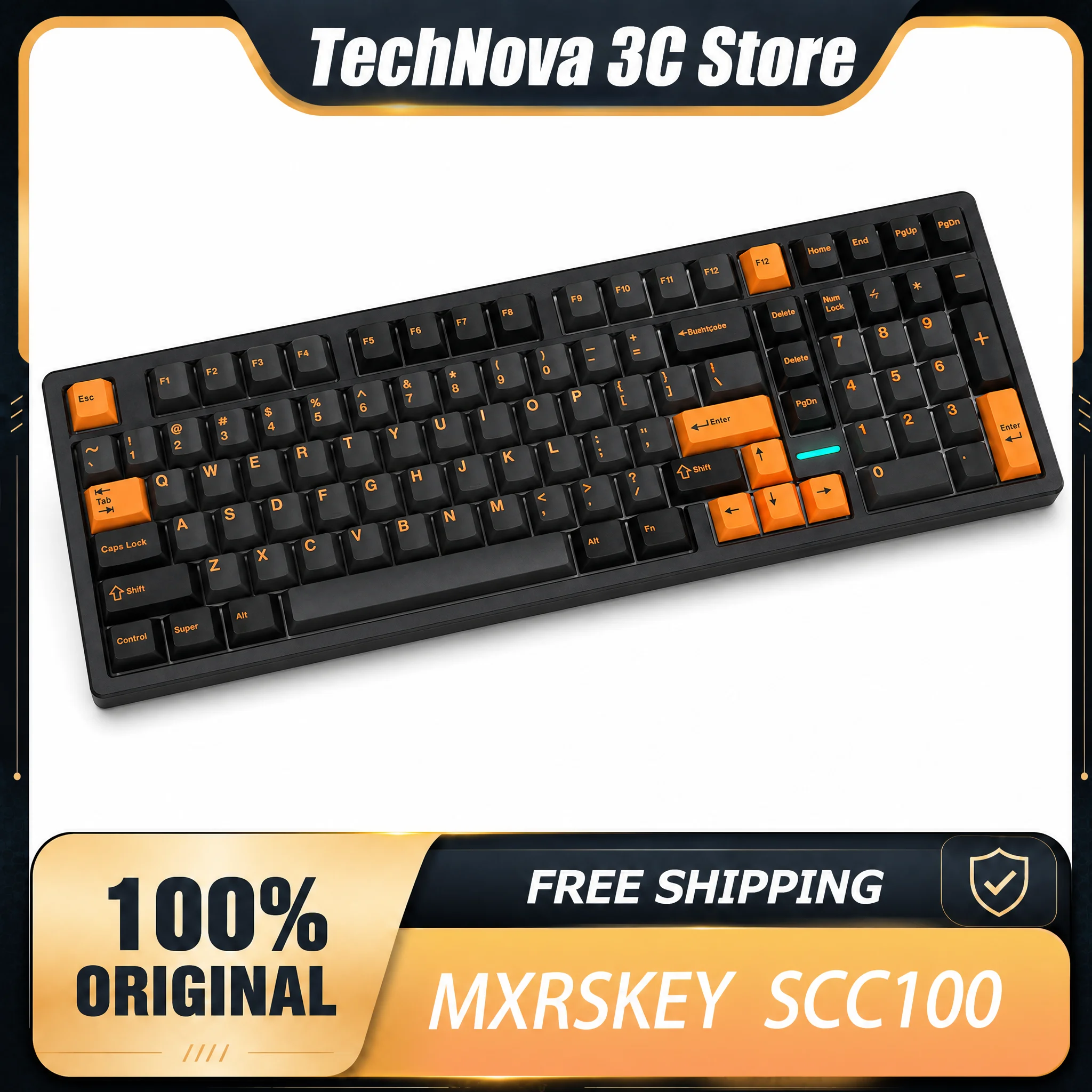 MXRSKEY SCC100 100% 전체 알루미늄 CNC DIY 베어본 키보드 트..