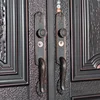 Cast Aluminum Double Door, Courtyard Entrance Door, Anti-theft, Waterproof and Rust Proof, Customizable Size 4