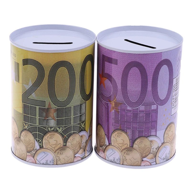 Dekorative Zylinder Spardose Aus Weißblech Für Das Zuhause_voghion.com