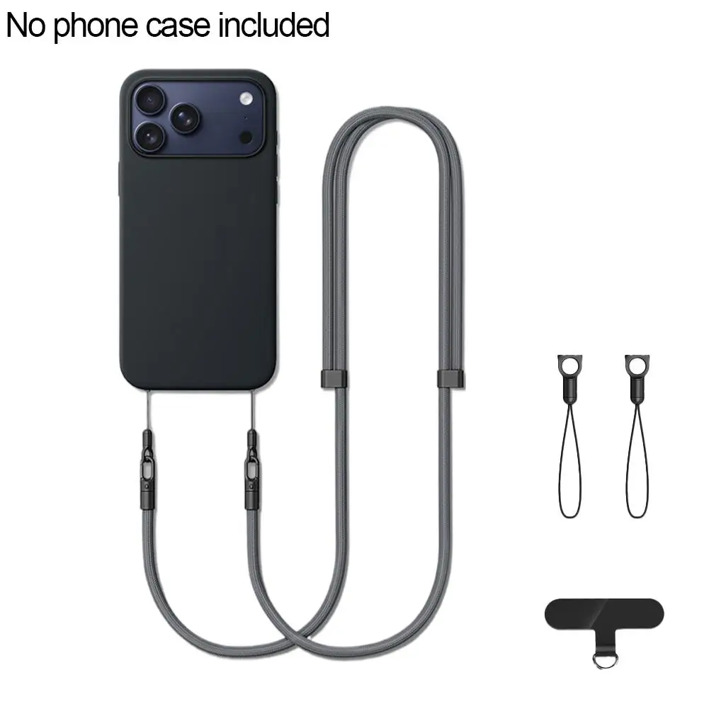 Magnetic Crossbody Phone Case with Adjustable Neck Strap and Lanyard