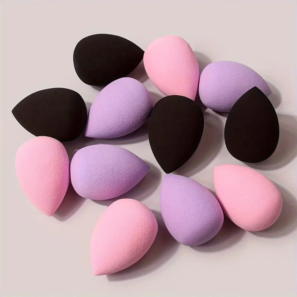 12Pcs Multicolor Makeup Sponge Blender Beauty Egg Cosmetic Puff Soft Foundation Sponges Powder Puffs Women Make Up Accessories 4