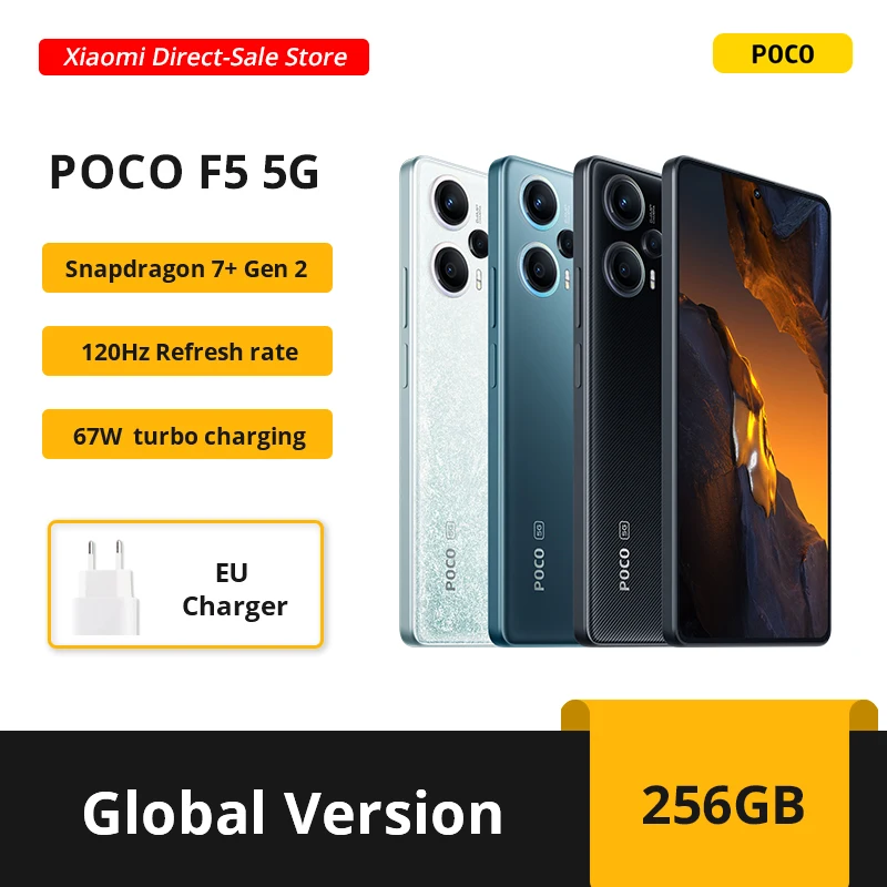 World Premiere】POCO F5 Pro 5G Global Version 256GB / 512GB NFC Snapdragon  8+ Gen 1 Octa Core WQHD+ 120Hz AMOLED 67W 64MP Camera - AliExpress