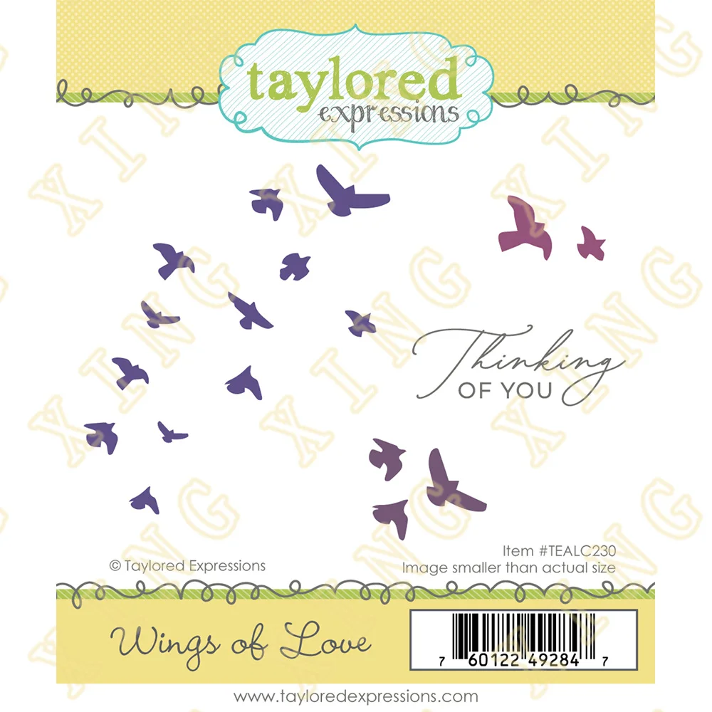 

Wings of Love Silicone Stamps DIY Scrapbook Diary Decoration Embossed Paper Card Album Craft Template New Arrival 2023