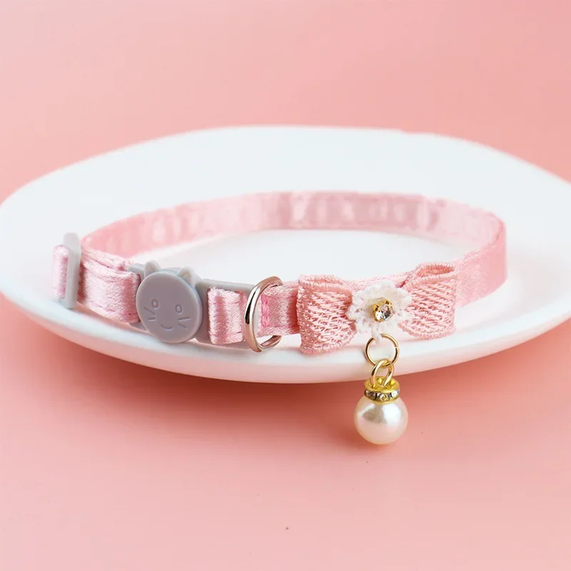 Pink Lace Pet Collar 5