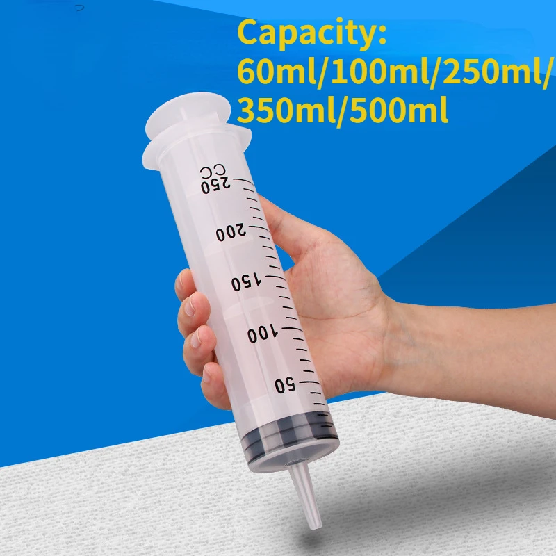 Large Syringe 500ml Reusable Liquid Syringe Reusable Pet Feeding