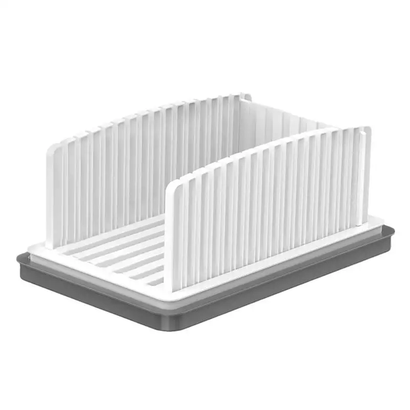 

Ломтерезка для хлеба домашняя Складная регулируемая ширина с подносом для крошки кухонный инструмент для выпечки направляющая для резки кухонные инструменты