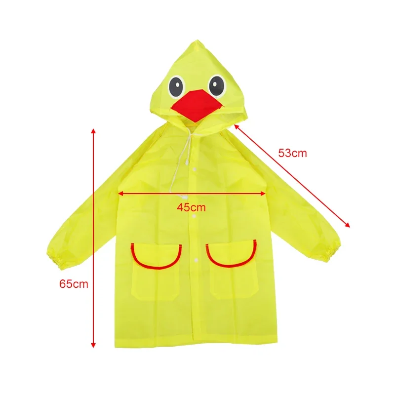 Solid Color Kids Cartoon Raincoat Animal Style Waterproof For Children Folding Rain Coat Rainwear Rain Coat Kids Poncho raincoat poncho