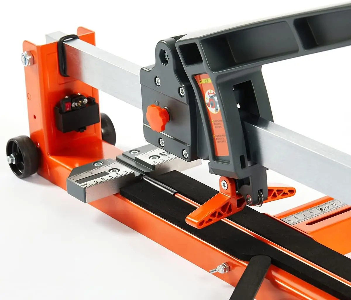 Inch Manual Tile Cutter, Professional Porcelain Ceramic Raptor Tile Cutter All-Iron Frame with Adjustable Laser Guide, Tungst 2