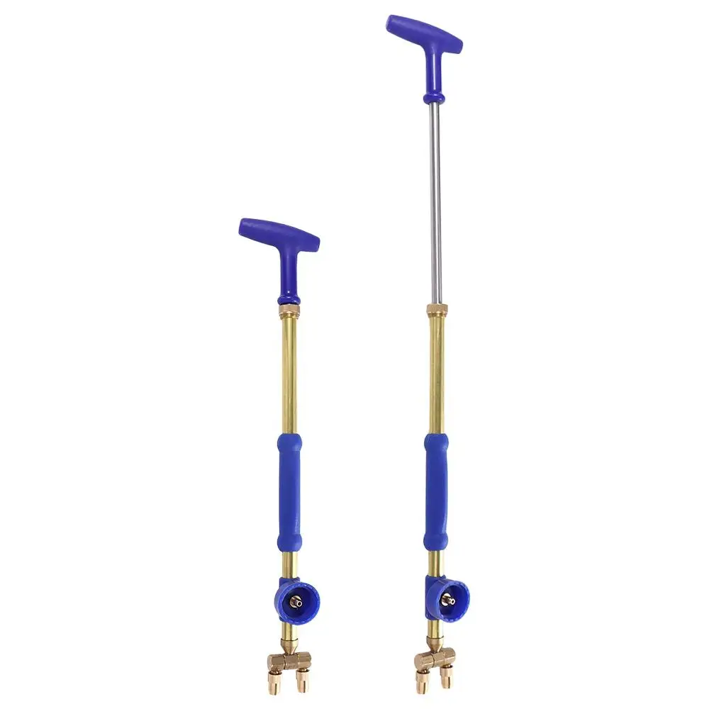 

Creative Copper Plated Rotating Watering Irrigation Garden Supplies Wild Sprayer Double Nozzle Sprayer Double Head Sprayer