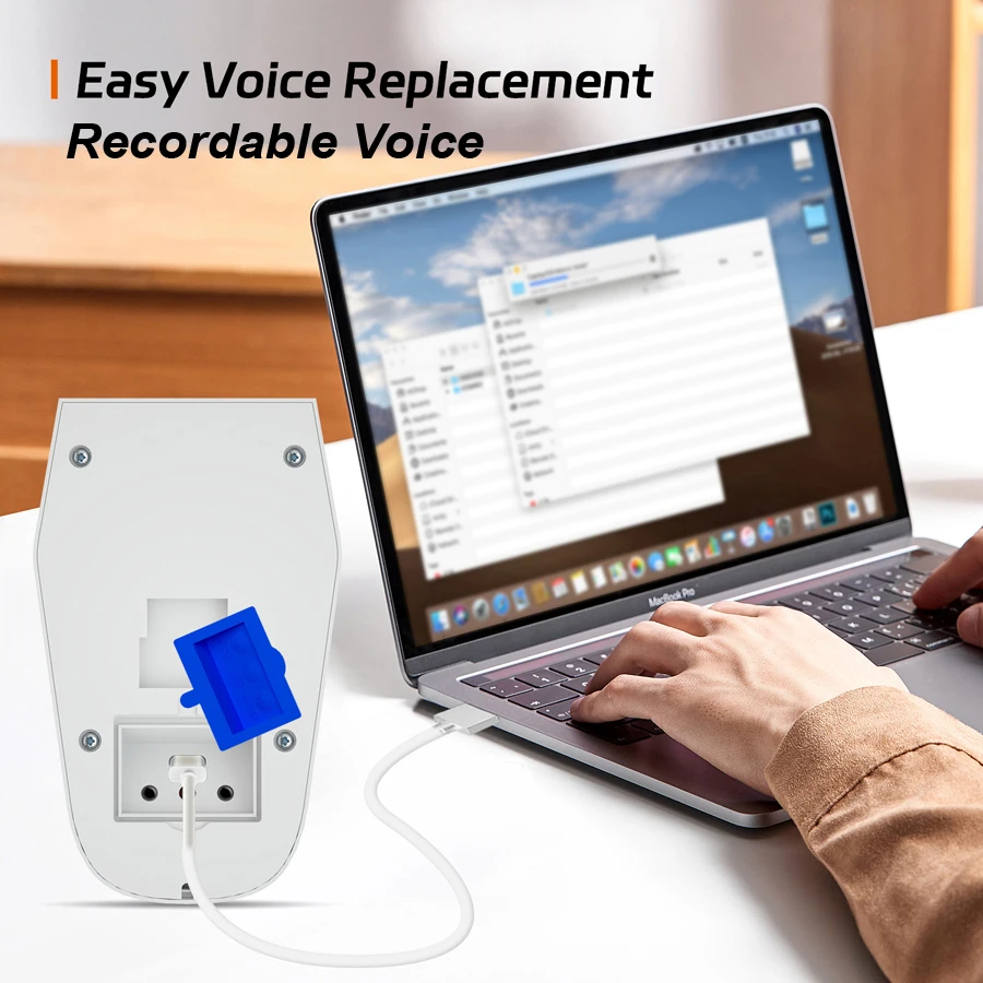 Solar-Powered Motion Activated Voice Announcer with Strobe Light and Security Siren