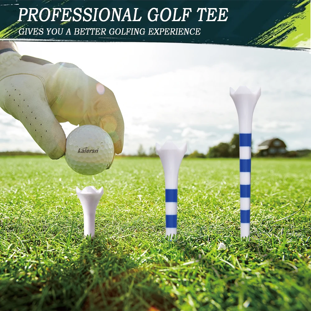 Colored Golf Tee - Durable Four-fork Plastic Golf Tee Set
