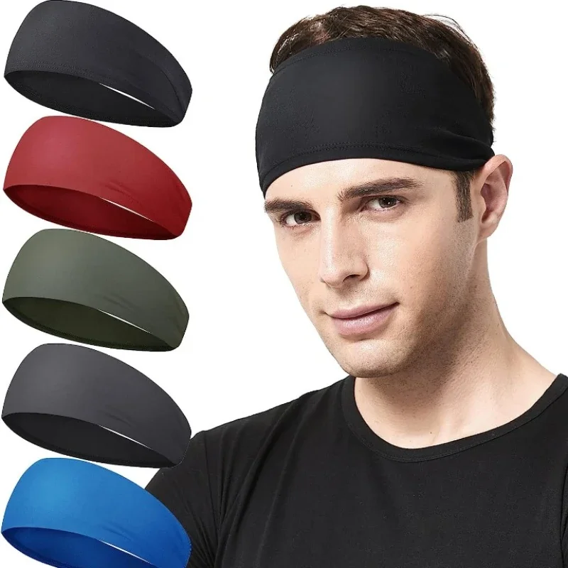 

Men's quick dry fitness running perspirant guide and antiperspirant band Sports sweat absorption headband accessories for women