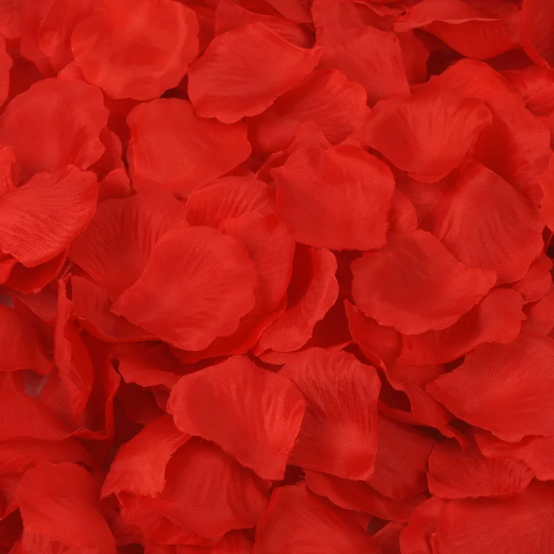 7000 Pcs /lot Rose Petals Wedding Party Decorations Artificial Silk