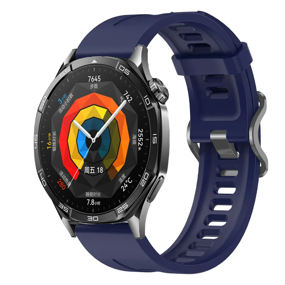 Silicone Smartwatch Strap, 22mm Durable & Comfortable Band