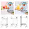 Beverage Dispenser Stand Drink Metal Dispenser Stand Dispenser Holder for Water Glass Jar Jug Gallon Containers Parties 4