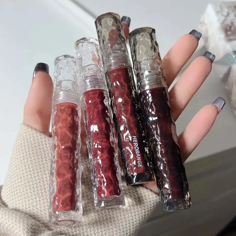 HERORANGEHR292 Glacier Rock Mirror Water Glazed Lip Glaze Moisturizes and Moisturizes, Forming a Film That Is Not Easy to Fade 6