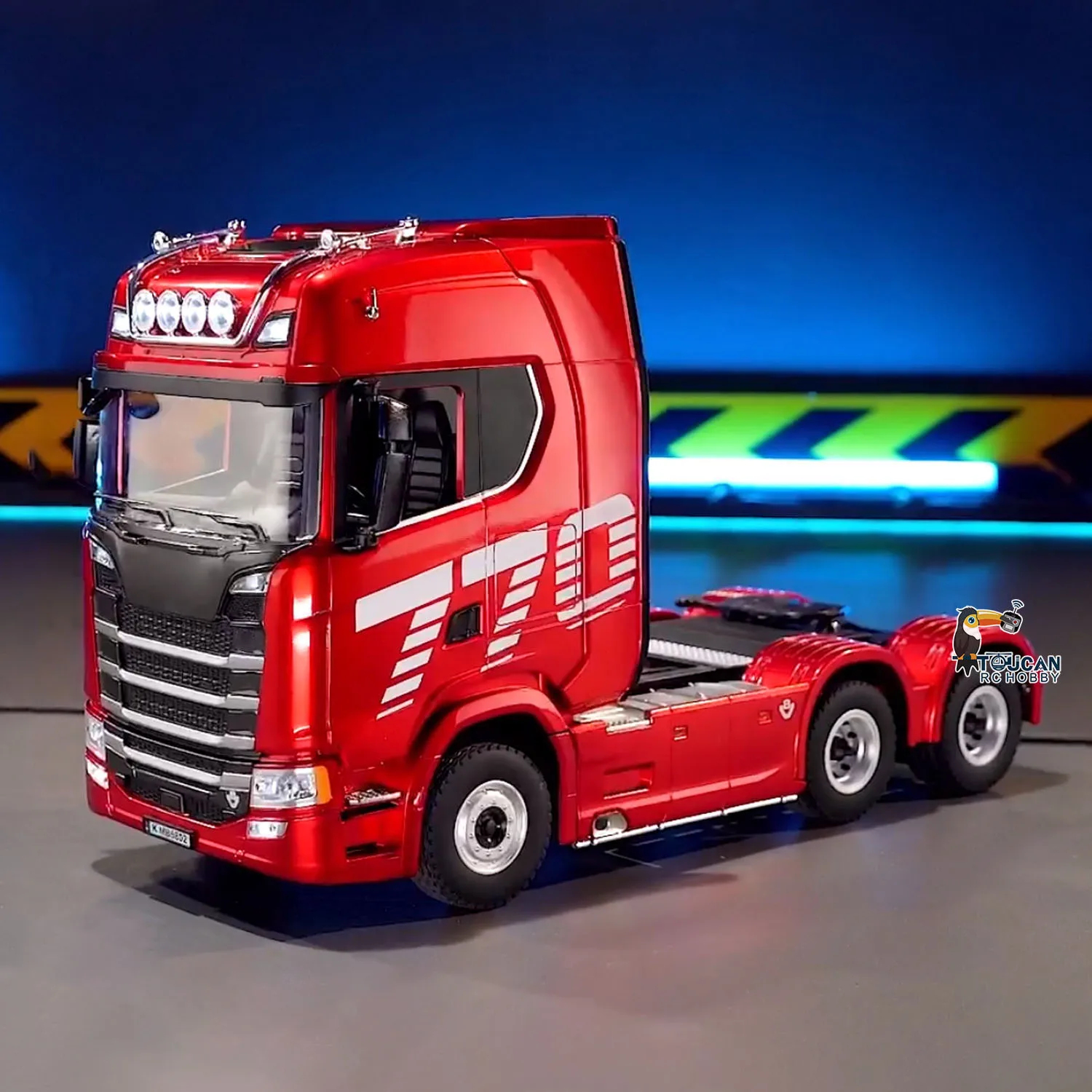 1/18 スカニア 770S トレーラーヘッド ラジコン Huina 1501 S0f84acec0d224169a6f4baaf16c98
