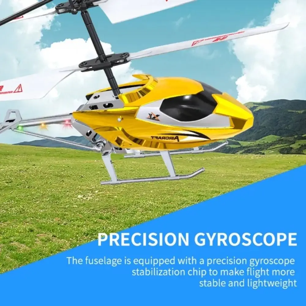 Metal Alloy RC Helicopters 3.5CH 2.5CH USB Charging Flying Helicopter Toy Red/ Blue/ Gold/ Silver Rechargeable Mini - 3