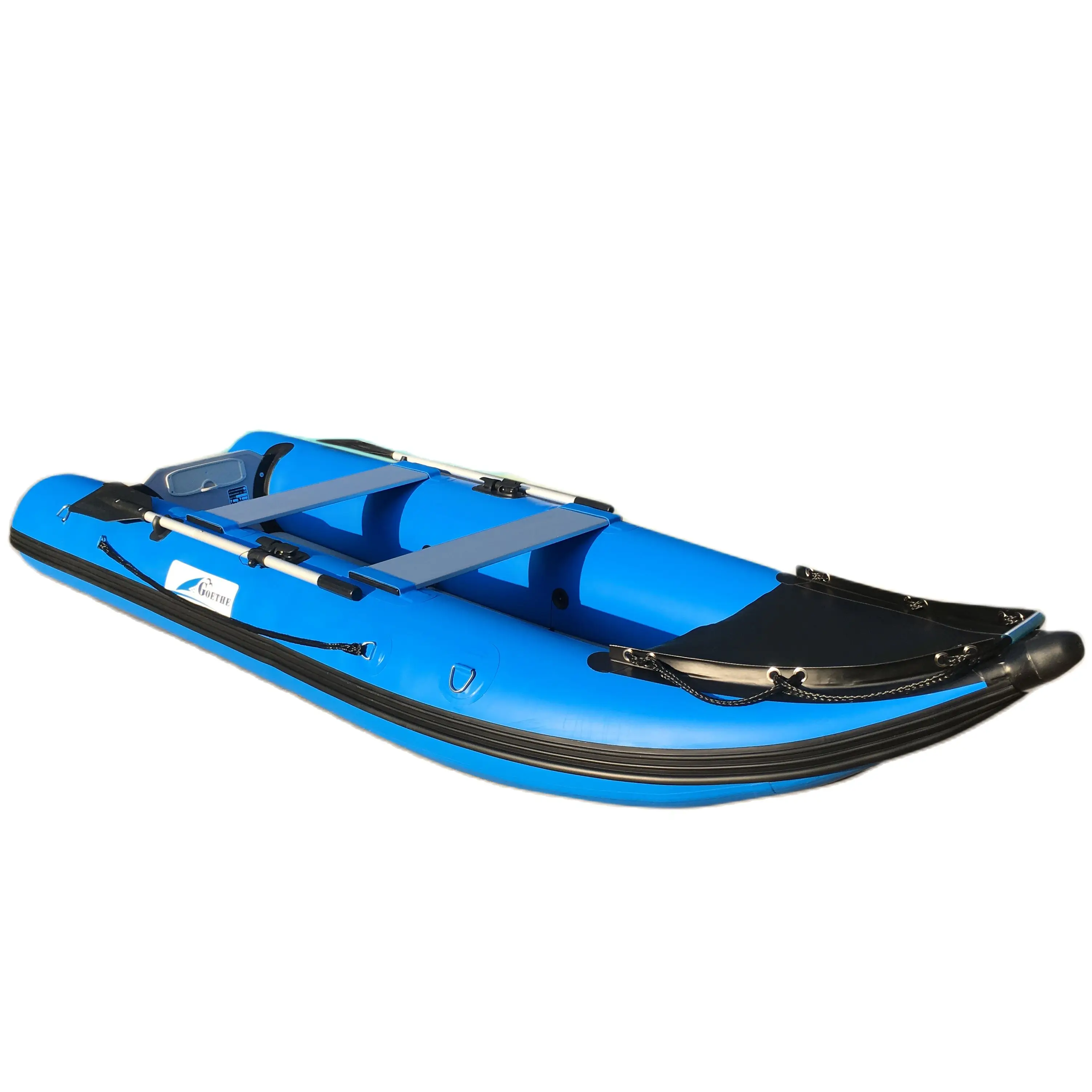 GoboatGTK370InflatableBoatCEPVCOutdoorBluewater2PersonsCarp