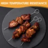 10/12pcs Stainless Steel Barbecue Skewer Reusable BBQ Kebab for Outdoor Camping Picnic Tools Cooking Tools Kitchen Accessories 4