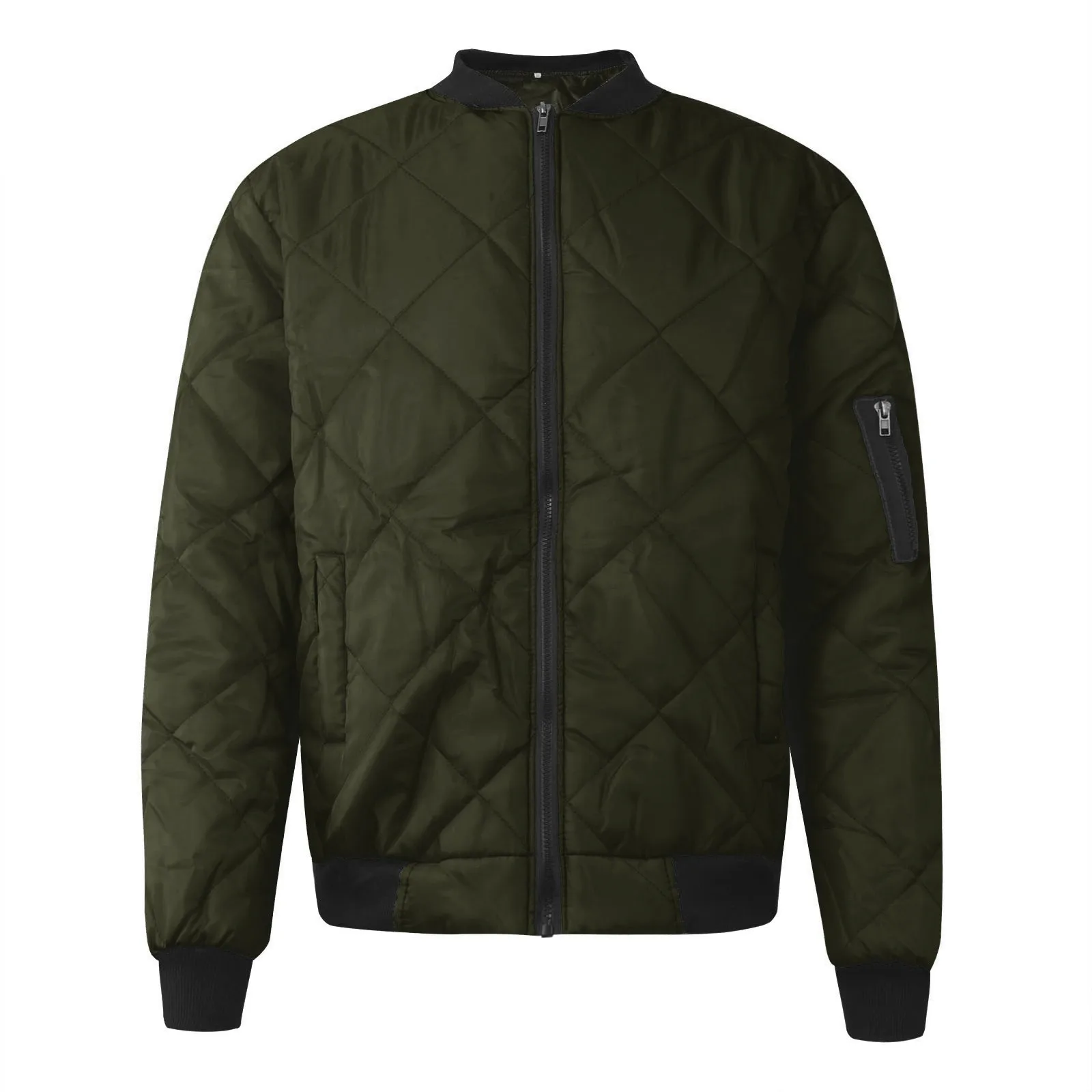 

Men Winter Coat Warm Slim Fit Thick Casual Jacket Outerwear Top Blouse Hoodie Outwear Zipper Outdoor Sport Coat