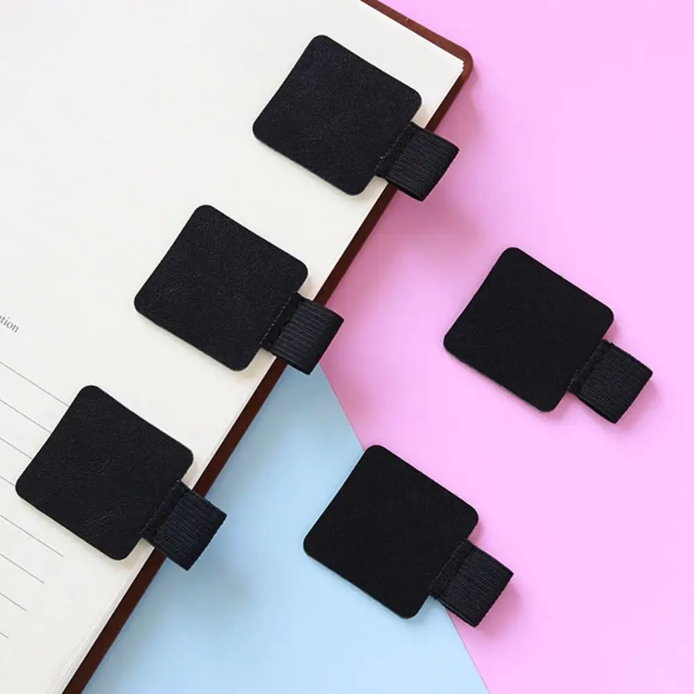 Pen Holder Pen Loop 2Pcs Self Adhesive Universal Notebook Elastic Cover for Diary Planner Clip