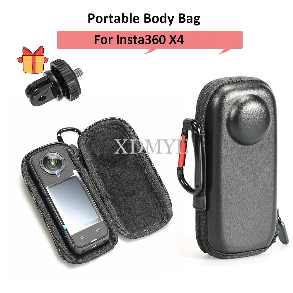 미니 여행 보관 가방, Insta360 X4 파노라마 낙하 방지 휴대용 바디 백, 보호 케이스, 스포츠 카메라 액세서리