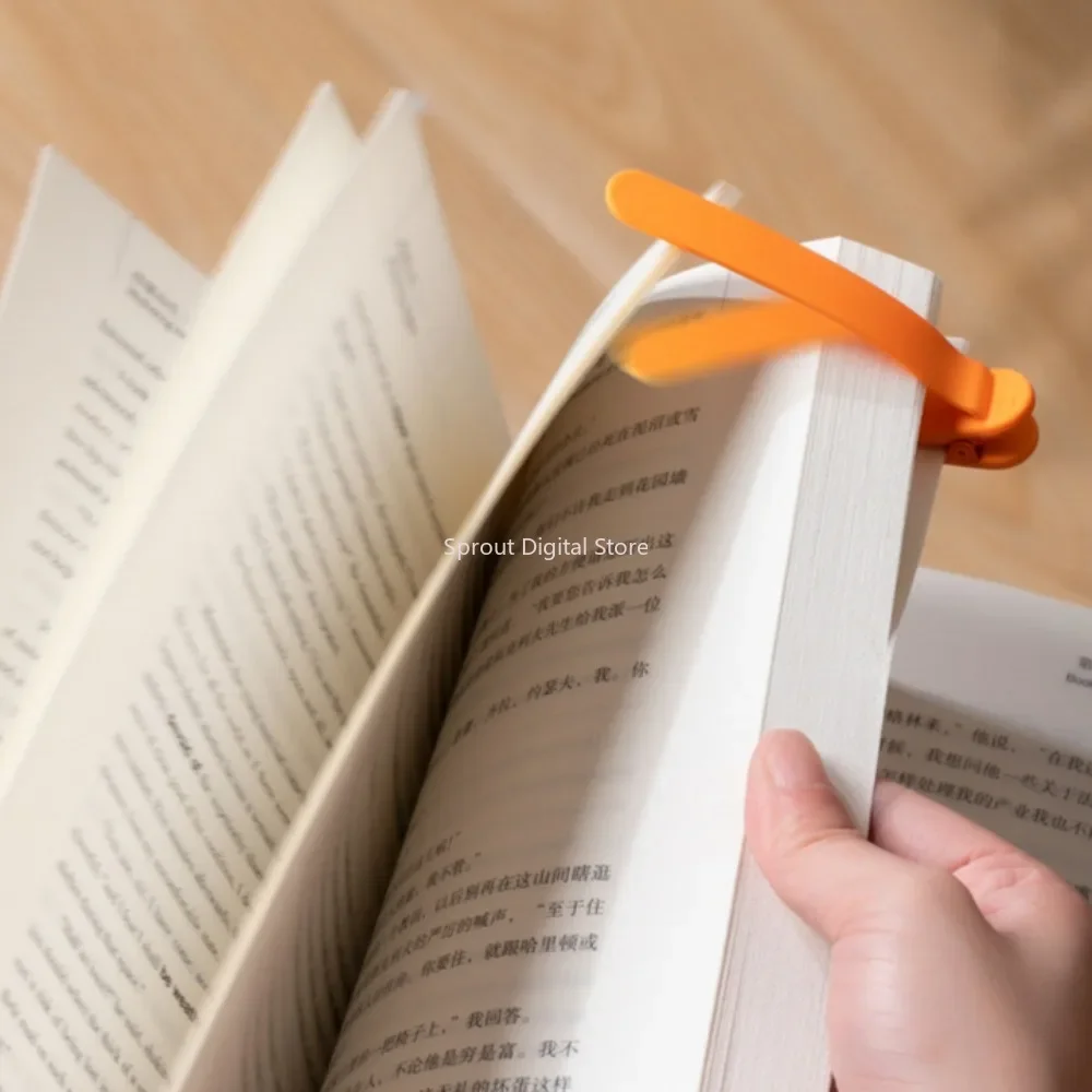 Silicone Bookmark 1/3Pcs Automatically Follows Page Flipping Student Office Stationery Home School