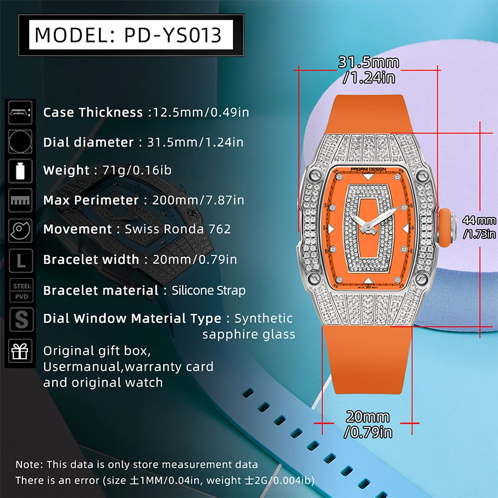 2023 Mysterious PAGANI DESIGN Women's Exquisite Quartz Watch Sapphire Glass 50m Waterproof Leisure Sports Style Watches for Men 5