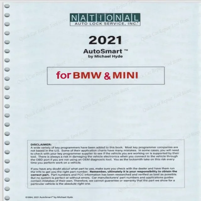 Repair Manual AutoSmart Tool for Asian Eu Domestic Cars Trucks Updated Models Information Service for Transponders Locksmith Set 3