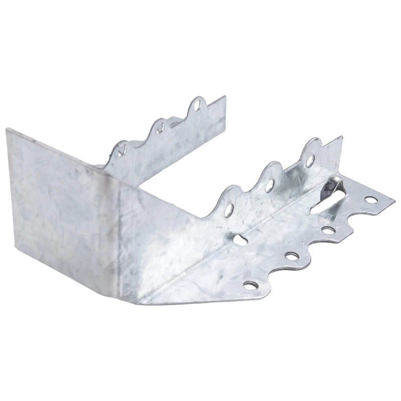 2X6 joist hanger gauge double shear face mount joist hanger silver hurricane ties for rafters tie brackets for floor 10 PCS