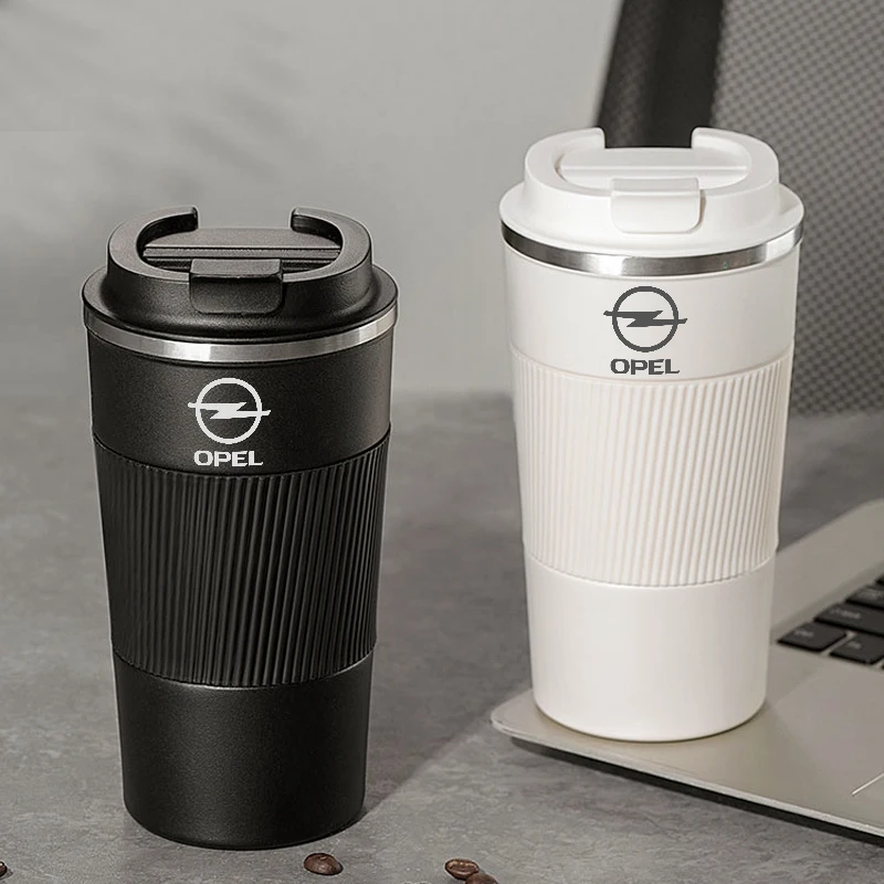 

510ml Stainless Steel Coffee Cup Thermal Mug For Opel OPC LINE Astra J H G K Insignia Corsa D B E Mokka Vectra B Car Accessorie