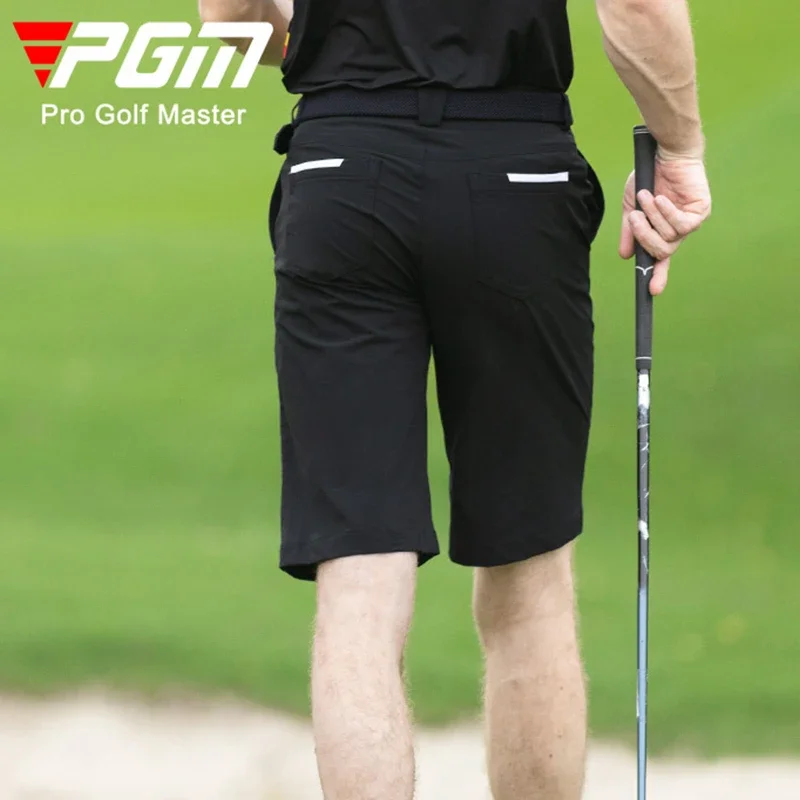Men Golf Shorts Summer Solid Breathable Comfortable Cotton Casual Sports Wear Gym Trousers for PGM