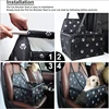 High Quality Pet Dog Car Booster Seat Pet Mesh Puppy Safety Belt Stable Foldable Travel Pet Dog Car Seat Booster Basket 5