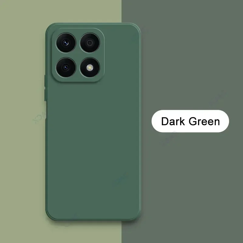 Luxury Cellphone Cases: Full Camera Protection Soft Square Liquid Silicone Back Cover