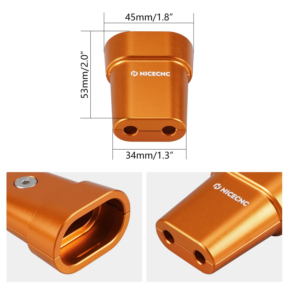 NICECNC Motorcycle Throttle Cable Guard Cover Protection For KTM 125