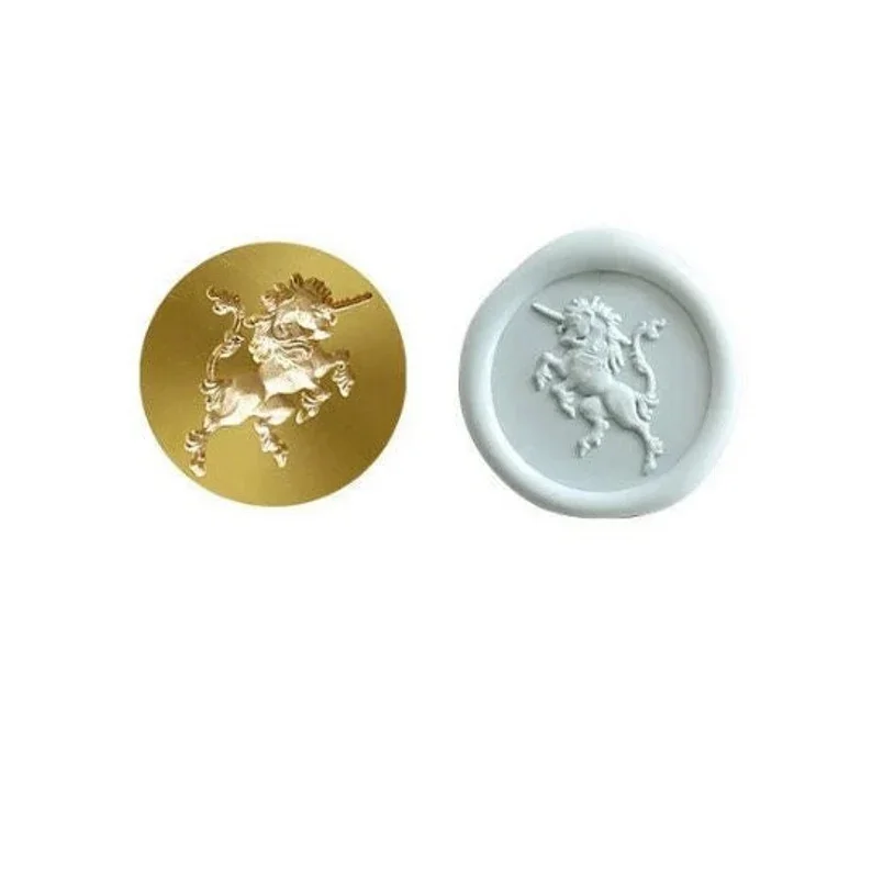 3D retro unicorn Wax Seal Stamp Kit, fairy unicorn wax seal kit, envelope seal stamp, invitation stamp
